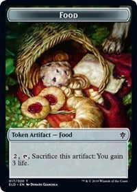 Food Token (17) [Throne of Eldraine]