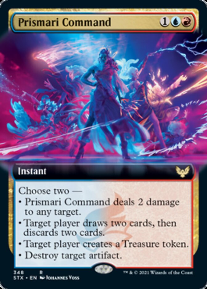 Prismari Command (Extended) [Strixhaven: School of Mages]