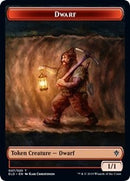 Dwarf // Food (15) Double-sided Token [Throne of Eldraine]