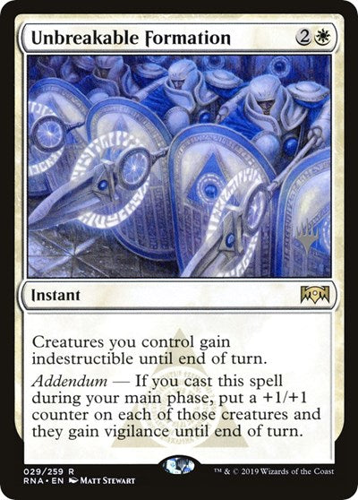 Unbreakable Formation [Promo Pack: Zendikar Rising]