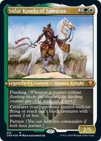 Sidar Kondo of Jamuraa (Foil Etched) [Commander Legends]