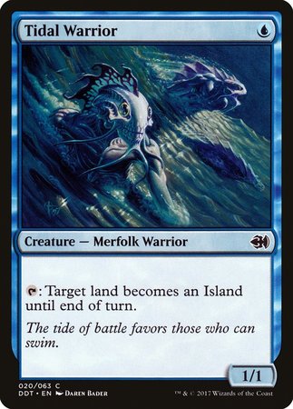 Tidal Warrior [Duel Decks: Merfolk vs. Goblins]