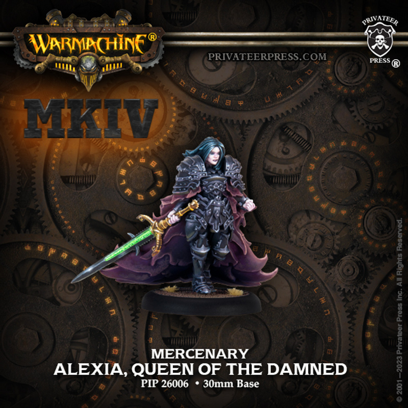 Warmachine MKIV | Mercenary Solo - Alexia, Queen of the Damned [Resin]
