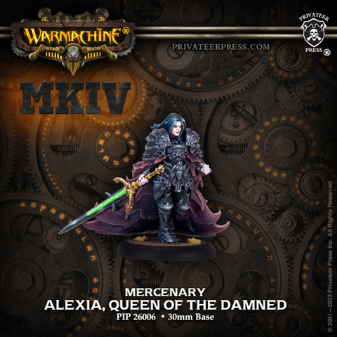 Warmachine MKIV | Mercenary Solo - Alexia, Queen of the Damned [Resin]
