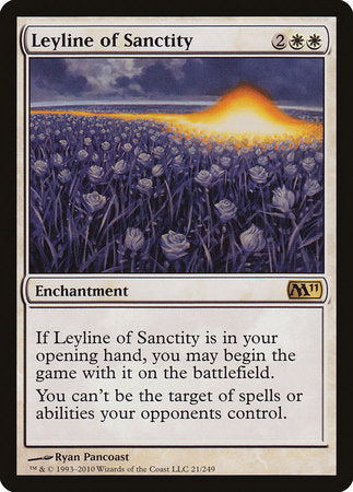 Leyline of Sanctity [Magic 2011]