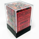 Chessex 26833 Gemini Black-Red/Gold 12mm d6 Dice Block [36ct]