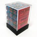 Chessex 26858 Gemini Black Starlight/Red 12mm d6 Dice Block [36ct]