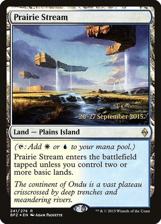 Prairie Stream [Battle for Zendikar Promos]