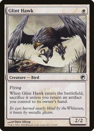 Glint Hawk [Scars of Mirrodin]