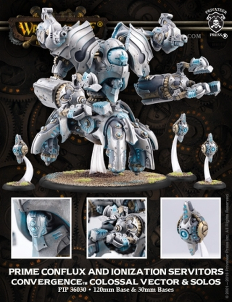Warmachine | Convergence of Cyriss Prime Axiom / Prime Conflux and Ionization Servitors
