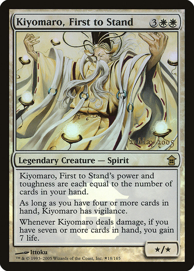 Kiyomaro, First to Stand [Saviors of Kamigawa Promos]