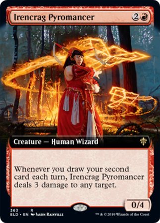 Irencrag Pyromancer (Extended Art) [Throne of Eldraine]