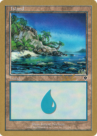 Island (337) - 2002 Carlos Romao (INV) [World Championship Decks 2002]