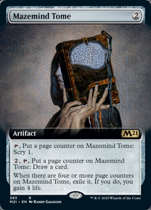 Mazemind Tome (Extended Art) [Core Set 2021]