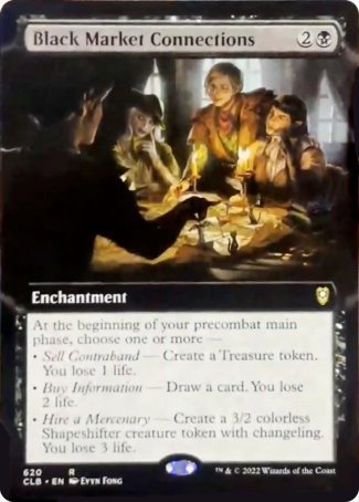 Black Market Connections (Extended Art) [Commander Legends: Battle for