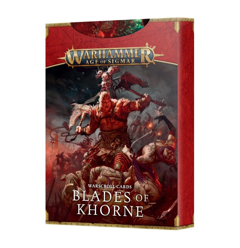 Warscroll Cards: Blades of Khorne *OUT OF PRINT*
