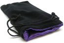 Black Velvet Dice Bag 5x8"