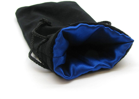 Black Velvet Dice Bag 5x8"