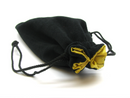 Black Velvet Dice Bag 5x8"