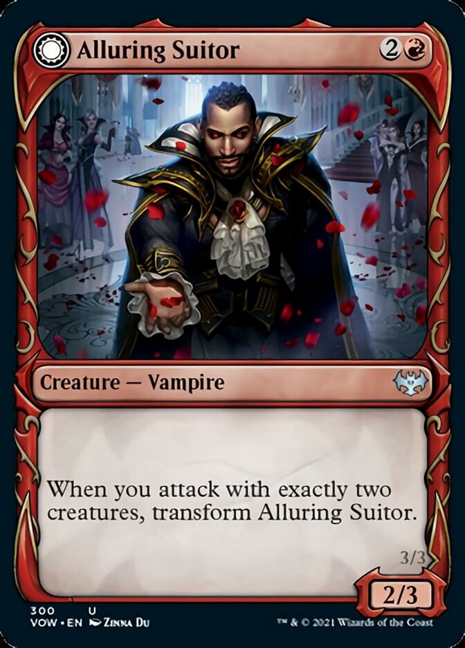 Alluring Suitor // Deadly Dancer (Showcase Fang Frame) [Innistrad: Crimson Vow]