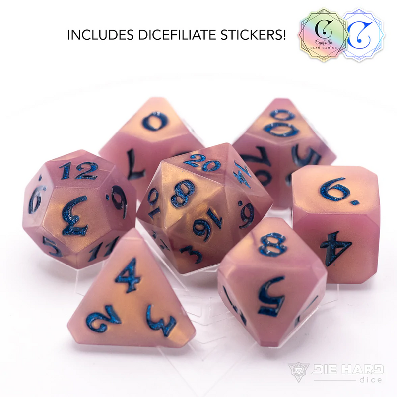 Die Hard Dice RPG Polyhedral Dice Set - Avalore Cynfully Lux [7ct]
