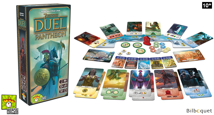 7 Wonders: Duel - Pantheon [Board Game Expansion]