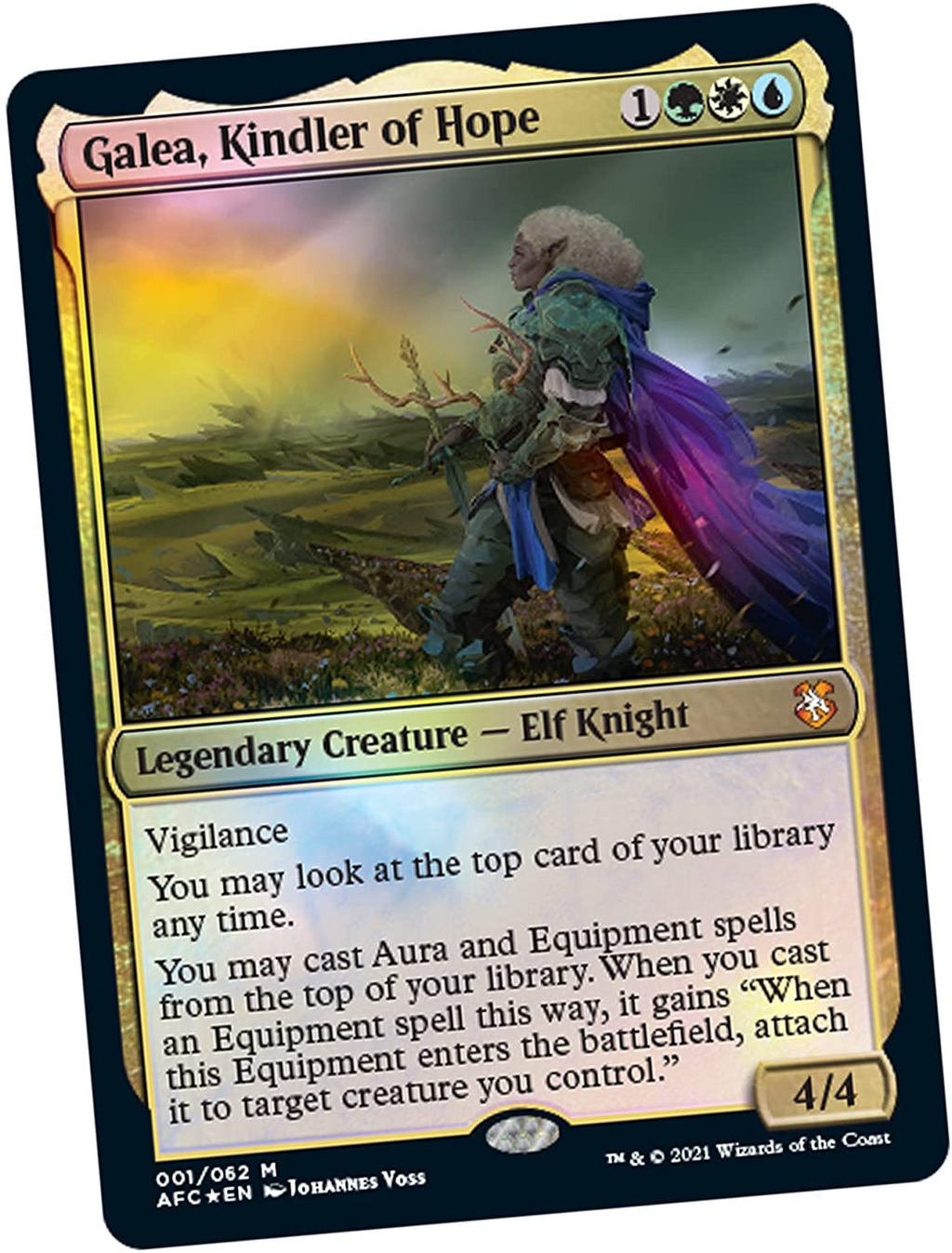 MTG Adventures in the Forgotten Realms: Aura of Courage - Commander De MTG Adventures in the Forgotten Realms: Aura of Courage - Commander De