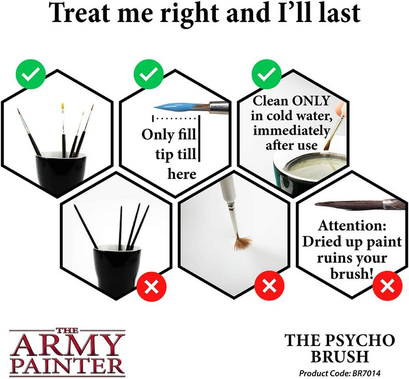 The Army Painter: Wargamer Brush - The Psycho