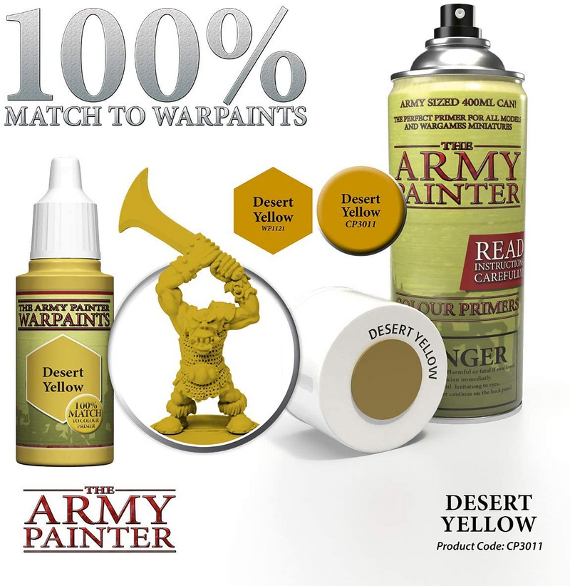 The Army Painter: Colour Primer - Desert Yellow