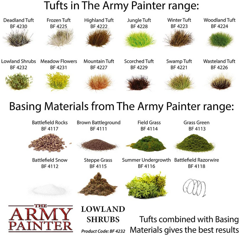 The Army Painter: Battlefields - Lowland Shrubs