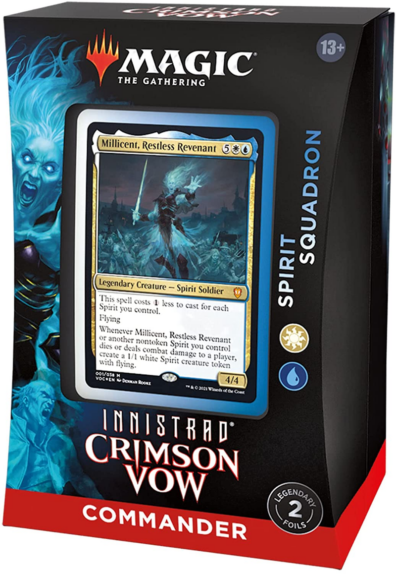 MTG Innistrad: Crimson Vow Commander Deck - Spirit Squadron *OUT OF PR MTG Innistrad: Crimson Vow Commander Deck - Spirit Squadron *OUT OF PR