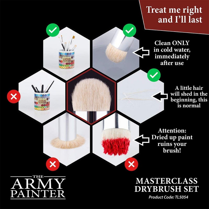 The Army Painter: Hobby Brush - Masterclass Drybrush Set