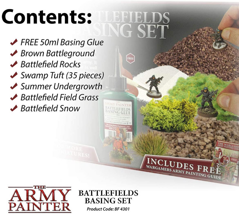 The Army Painter: Tools - Battlefields Basing Set