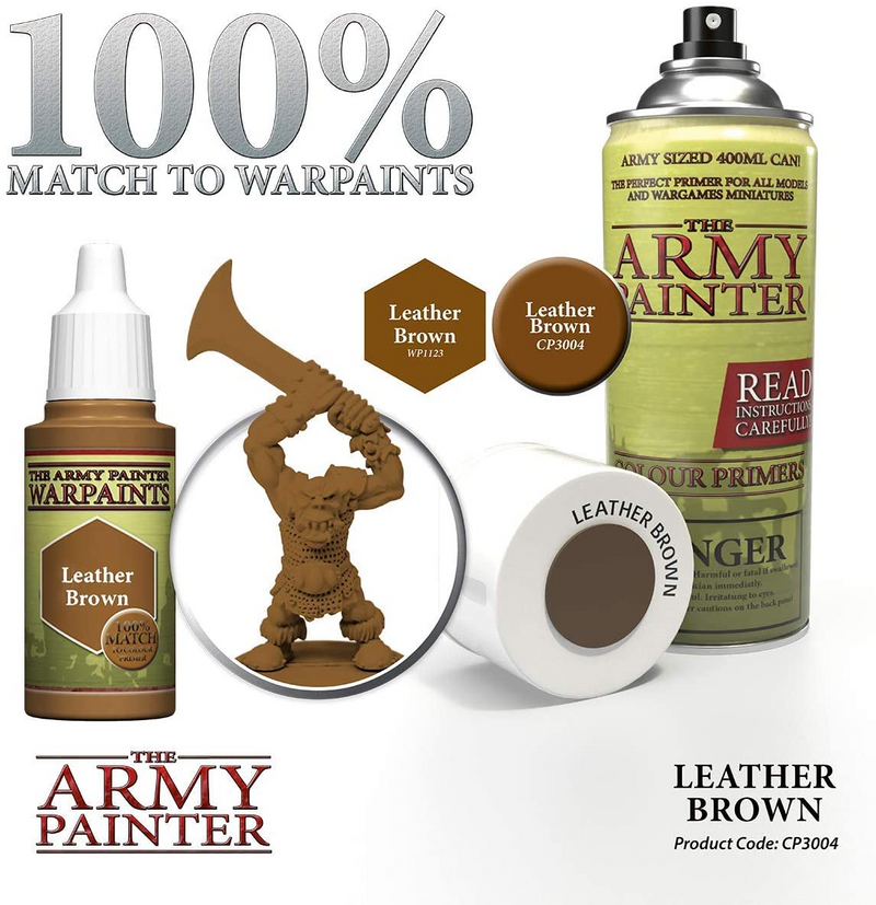 The Army Painter: Colour Primer - Leather Brown