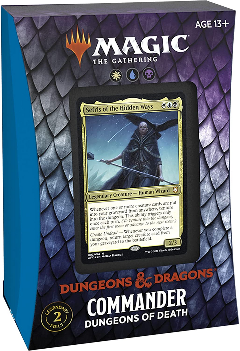 MTG Adventures in the Forgotten Realms Commander Deck - Dungeons of Death *OUT OF PRINT*