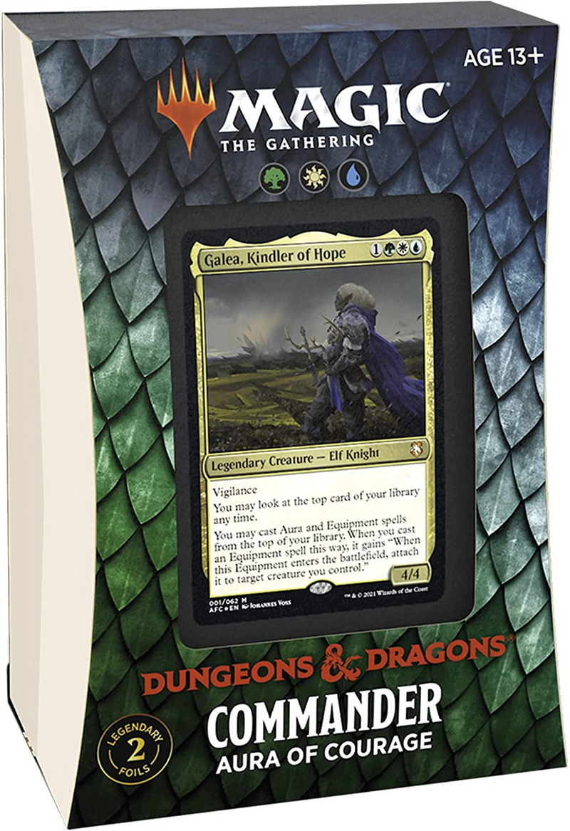 MTG Adventures in the Forgotten Realms: Aura of Courage - Commander De MTG Adventures in the Forgotten Realms: Aura of Courage - Commander De