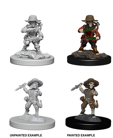 Pathfinder Battles Deep Cuts Miniatures: W06 Male Halfling Rogue [Unpainted]