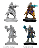 Pathfinder Battles Deep Cuts Miniatures: W06 Male Human Wizard [Unpainted]