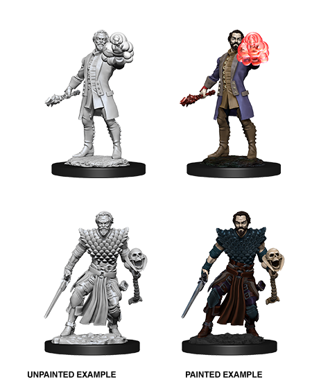 D&D Nolzur's Marvelous Miniatures: W10 Human Warlock [Unpainted]