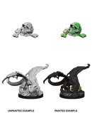 D&D Nolzur's Marvelous Miniatures: W10 Black Dragon Wyrmling [Unpainted]