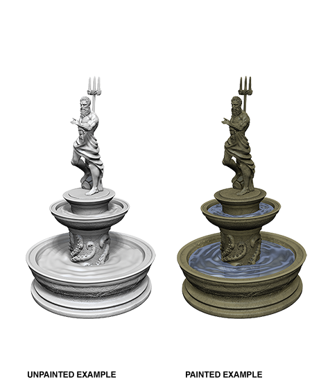 WizKids Deep Cuts Miniatures: W10 Fountain [Unpainted]