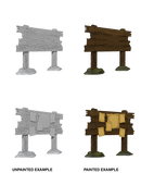 WizKids Deep Cuts Miniatures: W10 Bounty Board [Unpainted]