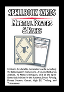 Dungeons & Dragons Spellbook Cards: Martial Powers & Races