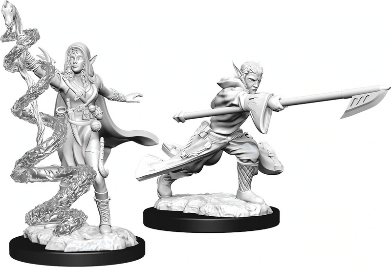 Magic: The Gathering Miniatures - W01 Joraga Warcaller & Joraga Treespeaker [Unpainted]