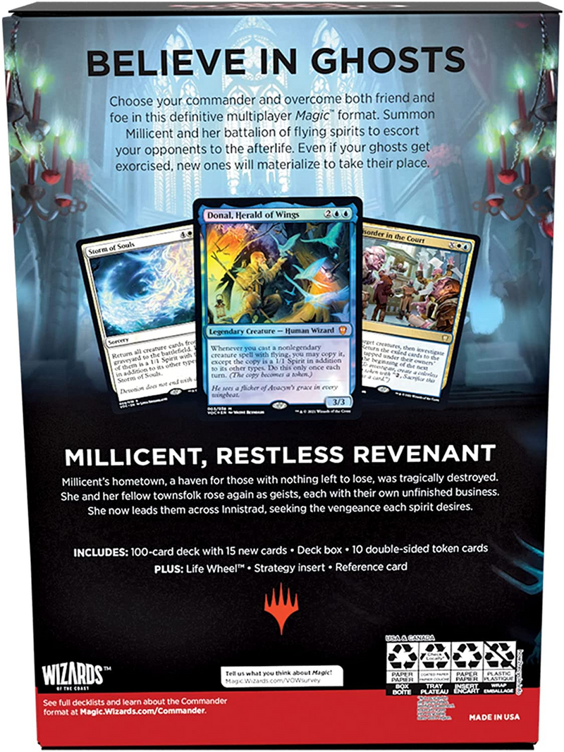 MTG Innistrad: Crimson Vow Commander Deck - Spirit Squadron *OUT OF PR MTG Innistrad: Crimson Vow Commander Deck - Spirit Squadron *OUT OF PR