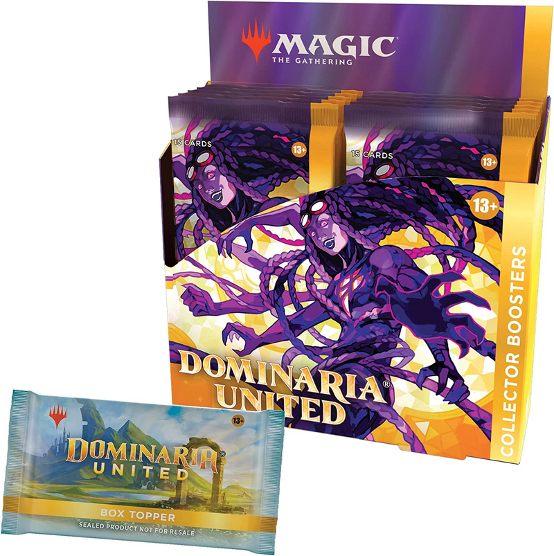 MTG Dominaria United - Collector Booster Box | 12 Packs + Box Topper
