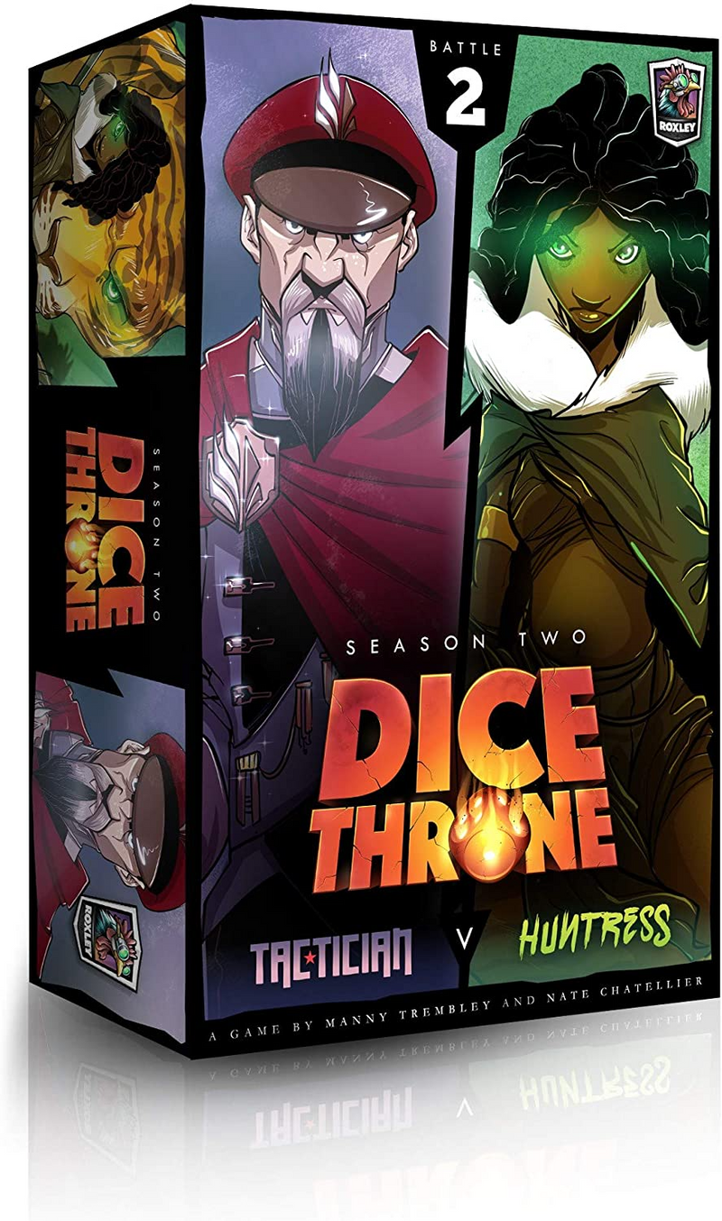 Dice Throne: Season 2 - Box 2 | Tactician vs Huntress [Base Game & Standalone Expansion]