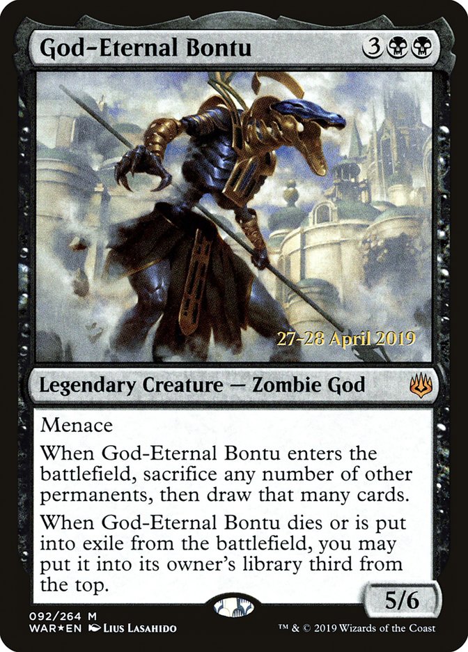 God-Eternal Bontu  [War of the Spark Prerelease Promos]