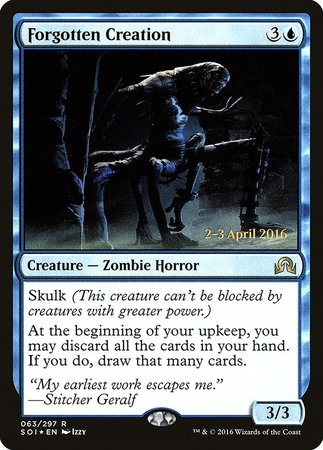 Forgotten Creation [Shadows over Innistrad Promos]