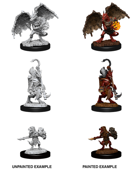 D&D Nolzur's Marvelous Miniatures: W12 Kobold Inventor, Dragonshield & Sorcerer [Unpainted]